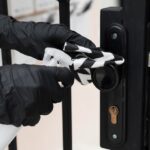 t bar external door handle black