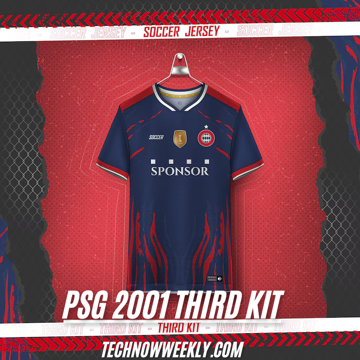 psg 2001 third kit